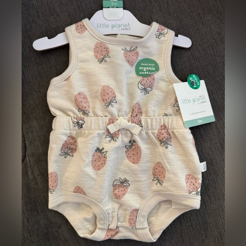 Little Planet Organic Cotton Strawberry Bodysuit